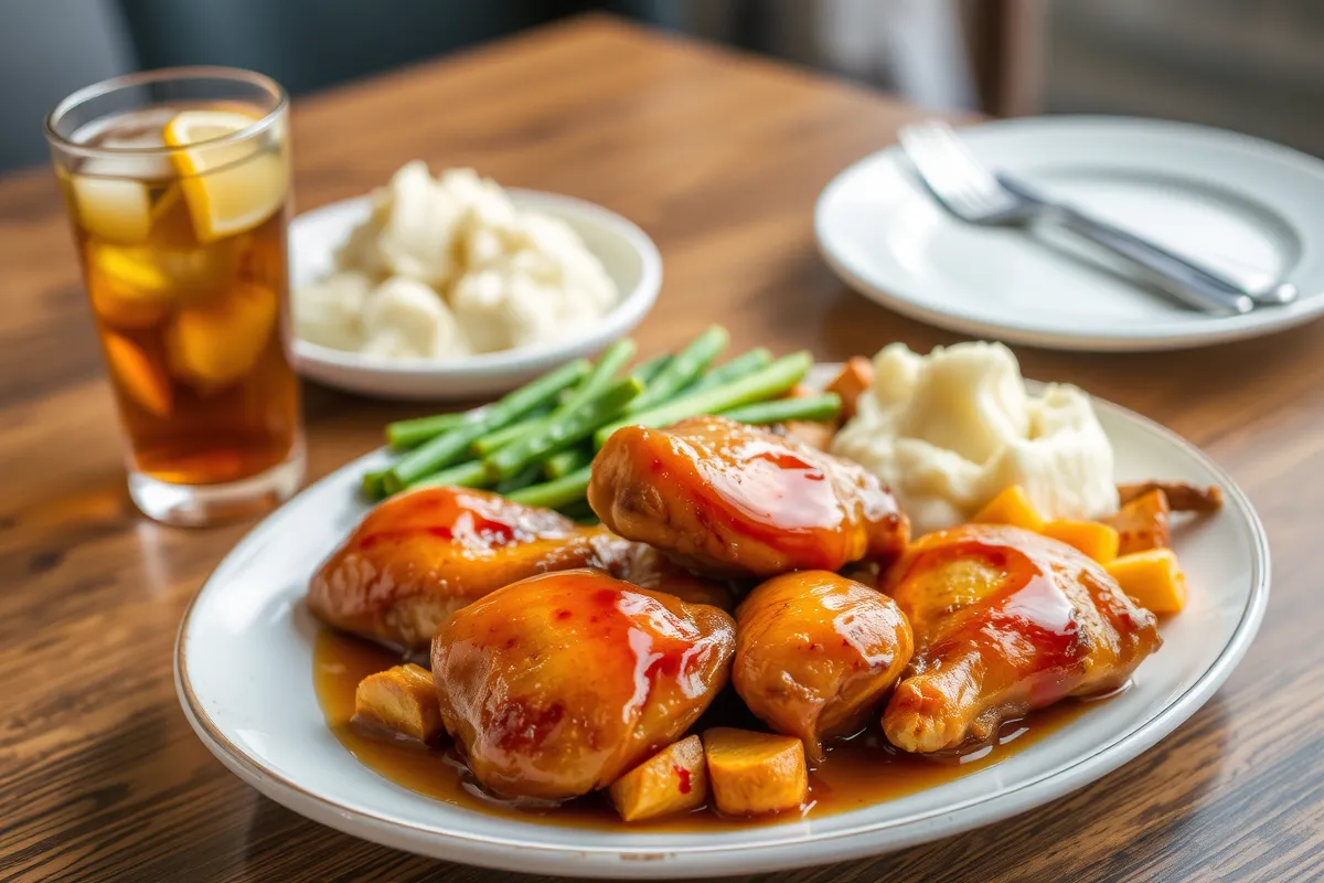 Hot Honey Chicken Dinner with Sides