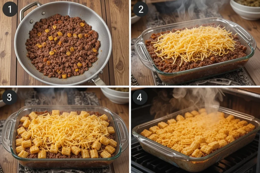 Step-by-step guide to making cowboy casserole